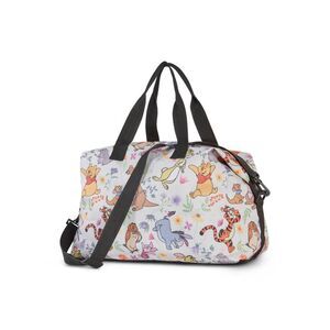 New Disney Winnie The Pooh & Friends Duffel Bag Travel Weekender Carry-On